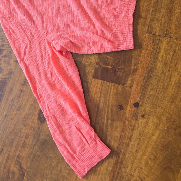 Torrid Vibrant Coral Knit Cardigan Shrug Size 1X - Picture 3 of 10